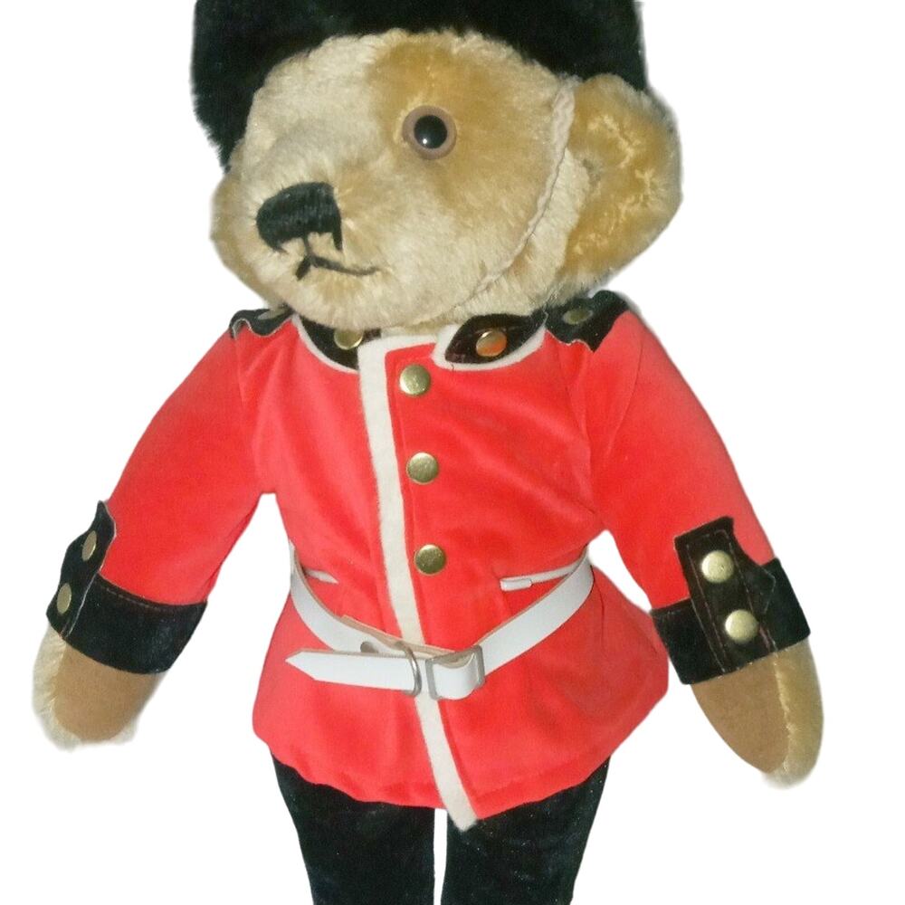 Merrythought British Royal Palace Guardsman Soldier Teddy Bear 20" Vintage
